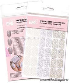 E.Mi NAILCRUST Трафареты-слайдеры "Цветник" №28