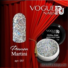 097 Vogue nails Гель-лак для ногтей 5мл Фонтан Martini