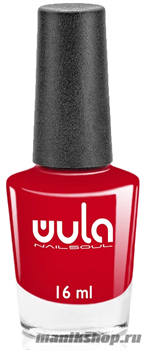 № 03 WULA Nailsoul Лак для ногтей 16мл Насыщенный красный