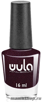 № 54 WULA Nailsoul Лак для ногтей 16мл Темно- фиолетовый искрящийся