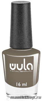 № 56 WULA Nailsoul Лак для ногтей 16мл Мокрый асфальт
