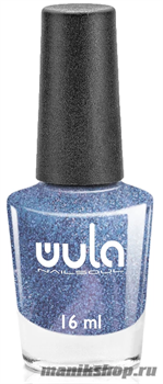 № 62 WULA Nailsoul Лак для ногтей 16мл Сиреневый искрящийся
