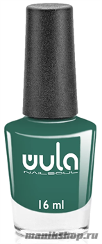 № 76 WULA Nailsoul Лак для ногтей 16мл Глубокий зеленый