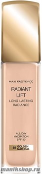 51382 Max Factor Radiant Lift Foundation 30мл Тональная основа для лица, тон 55 Golden natural