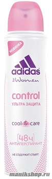 682408 ADIDAS 150мл Дезодорант-спрей для женщин ''Cool&amp;Care Сontrol" Антиперспирант