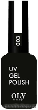 003 Oly Style Гель-лак для ногтей 10мл Белый, эмалевый