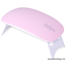 10444 SUNUV Лампа для ногтей LED/UV SUN 2 MINI 6Вт розовая