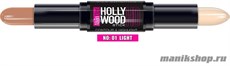 039942 Alvin D'or HC-02 Карандаш-контур для лица HD Hollywood, тон 01 light