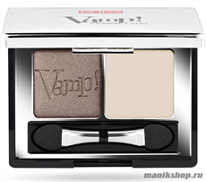 80905 Pupa 0087 006 ТЕНИ для век двойные компактные VAMP! тон 06 Коричневая ваниль