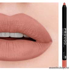7860 Provoc №35 Sexy Silohette Гелевый карандаш для губ (матовый, бежево- коралловый)
