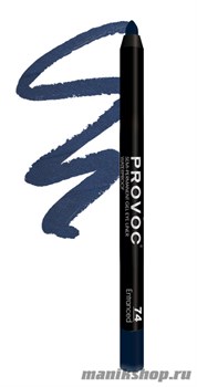 Provoc №74 Entranced Гелевый карандаш для глаз (матовый, темно-синий)