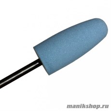 Шлифовщик силикон-карбидный пулевидный большой голубой 10х24мм (средний абр.)