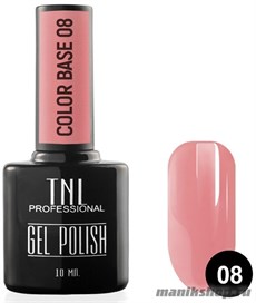 №08 TNL Color base 10мл Цветная основа, база для гель-лака
