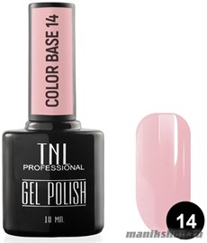 №14 TNL Color base 10мл Цветная основа, база для гель-лака