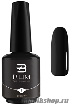 Bohemia Гель-лак серия " Bohemia" 7мл 001 Extra black