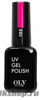 088 Oly Style Гель-лак для ногтей 10мл Сочно розовый
