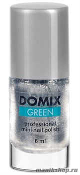 Domix Лак для ногтей 6мл 0449 серебро с шиммером