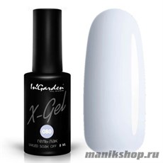 № 080 InGarden X-Gel Гель-лак для ногтей 8мл, плотный белый цвет