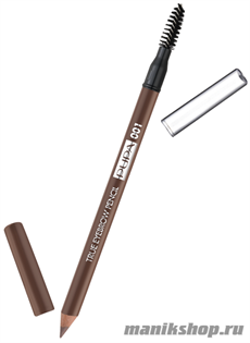 80225 Pupa 240208 001  Карандаш для бровей стойкий с эффектом заполнения "TRUE EYEBROW PENCIL" тон 001 Светлый