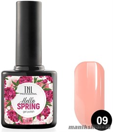 № 09 Гель-лак TNL Hello Spring 10мл персиковый