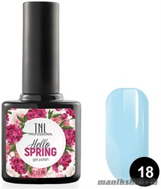 № 18 Гель-лак TNL Hello Spring 10мл небесно-голубой