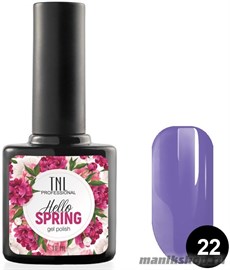 № 22 Гель-лак TNL Hello Spring 10мл аметистовый