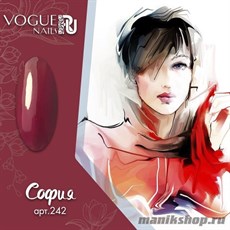 242 Vogue nails Гель-лак для ногтей 10мл София