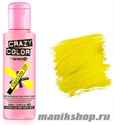 №77 Сrazy Color Extreme Caution UV Краска для волос 100мл Ярко-желтый флуоресцентный