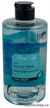 Bio World Secret life Вода мицеллярная 5в1 445мл