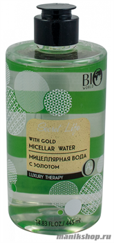 Bio World Secret life Вода мицеллярная с Золотом 445мл