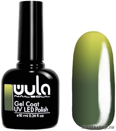 426 WULA Nailsoul Термо Гель лак для ногтей 10мл переход из зеленого в лаймовый