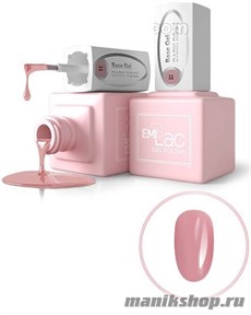 E.MiLac Base gel №11 Гель-лак для френча Темно- розовый 9мл Камуфлирующая база