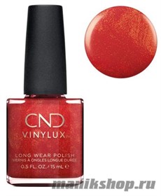 119 VINYLUX CND Hollywood (Классический красный с золотыми микроблестками, плотный)