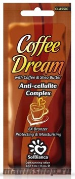 8816 SolBianca Coffee Dream 15мл Крем для загара с маслом  Кофе и Ши, темный и стойкий (6*Bronzer)