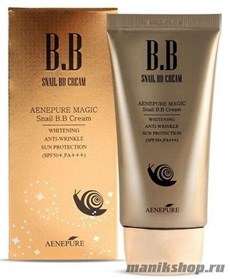 Ekel Крем BB для лица с улиточным муцином Aenepure Magic 50гр