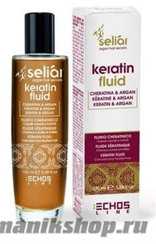 ECHOS Seliar Line Keratin Fluid Восстанавливающий флюид с маслом Аргании и кератином 100мл