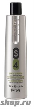 Echos Line S4 Anti Dandruff Shampoo Шампунь для волос, против перхоти 350мл