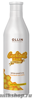 Ollin Honey Cocktail Крем-шампунь "Медовый коктейль" Эластичность волос 500мл
