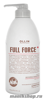 Ollin Full Force Интенсивный восстанавливающий шампунь с маслом кокоса 750мл