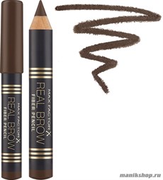 50087 Max Factor Карандаш для бровей "Real Brow Fiber Pencil" тон 004 deep brown
