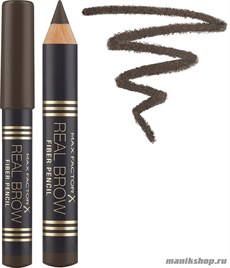 50088 Max Factor Карандаш для бровей "Real Brow Fiber Pencil" тон 005 rich brown