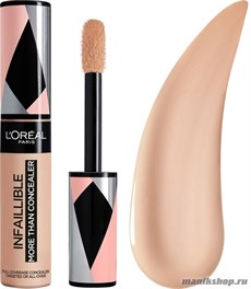 41804 L'Oreal Paris Infaillible Корректор-консилер 24 часа стойкости, тон 324 теплый бежевый