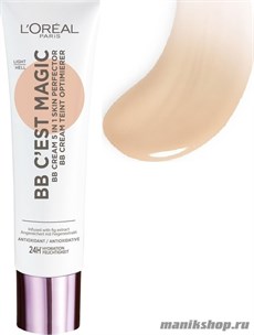 L'Oreal Paris Тональный крем для лица 5в1 BB C`EST MAGIC 24часа, тон 02