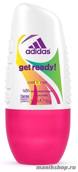 805357 ADIDAS 50мл Део- ролик для женщин '''Cool&amp;Care Get Ready!"