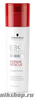 Schwarzkopf Bonacure Repair Rescue Кондиционер Спасительное восстановление волос 200мл