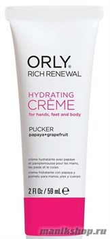 ORLY Крем для рук и ног Rich Renewal Pucker Папайя и красный грейпфрут, ультра-увлажняющий 59мл