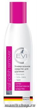 EVI professional Жидкость профессиональная Универсальное средство для снятия гель-лака, шеллака, биогеля 150 мл