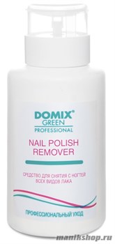 Domix Nail polish remover Средство для снятия с ногтей всех видов лака с ацетоном с помпой 255 мл