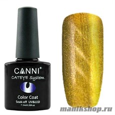 №451 CANNI  Chameleon Cat Eye Color  Coat Магнитный гель лак 7,3мл