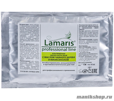 8517 Lamaris Альгинатная маска для лица 6017 анти-акне с маслом Чайного дерева и миоксинолом 30гр